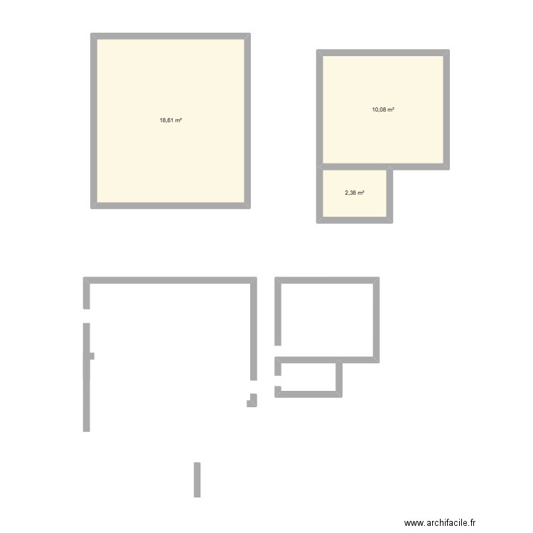 test_plan. Plan de 3 pièces et 31 m2