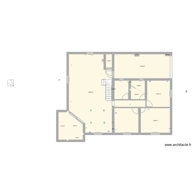 Oliviers. Plan de 0 pièce et 0 m2