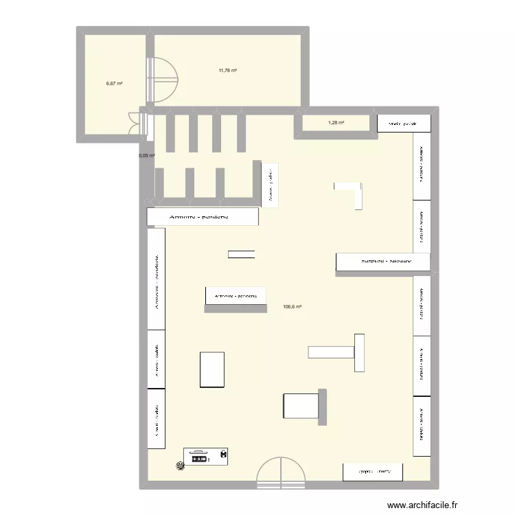 cache cache. Plan de 5 et 126 m² cache cache. Plan de 5 et 126 m²