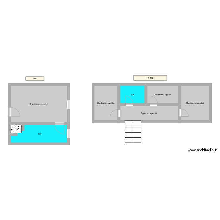 Lacolat 15. Plan de 9 pièces et 79 m2