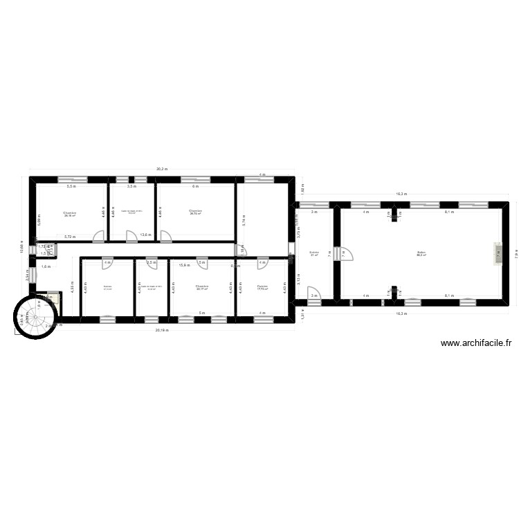 rdc bis ok. Plan de 0 pièce et 0 m2