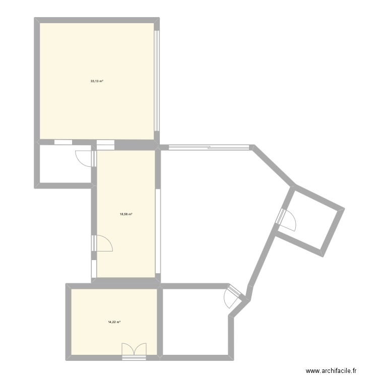 perception. Plan de 0 pièce et 0 m2