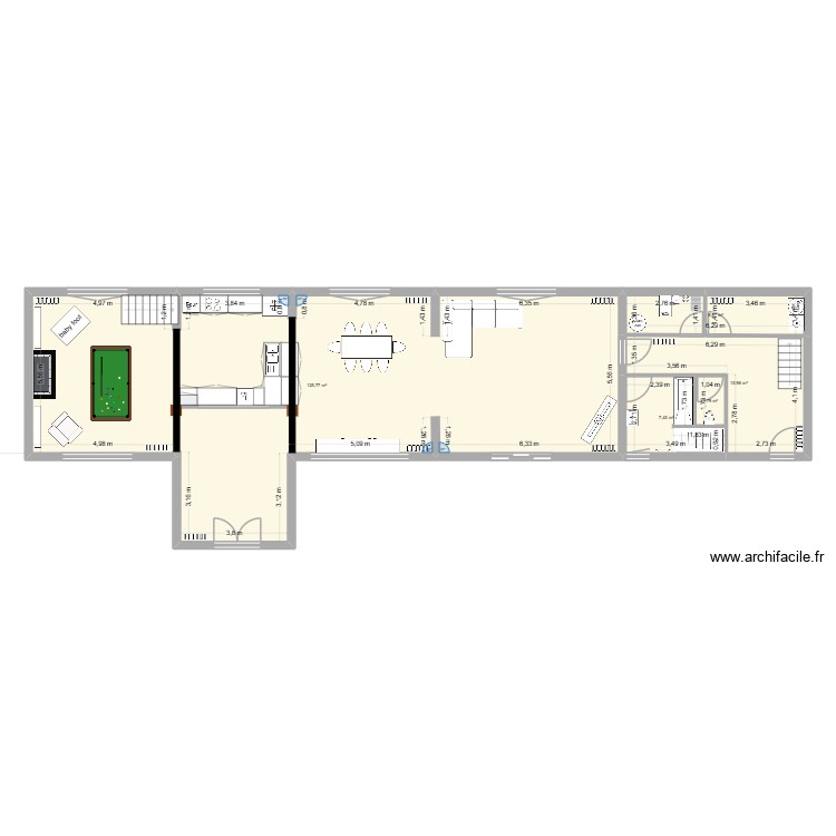 marcq rdc. Plan de 0 pièce et 0 m2