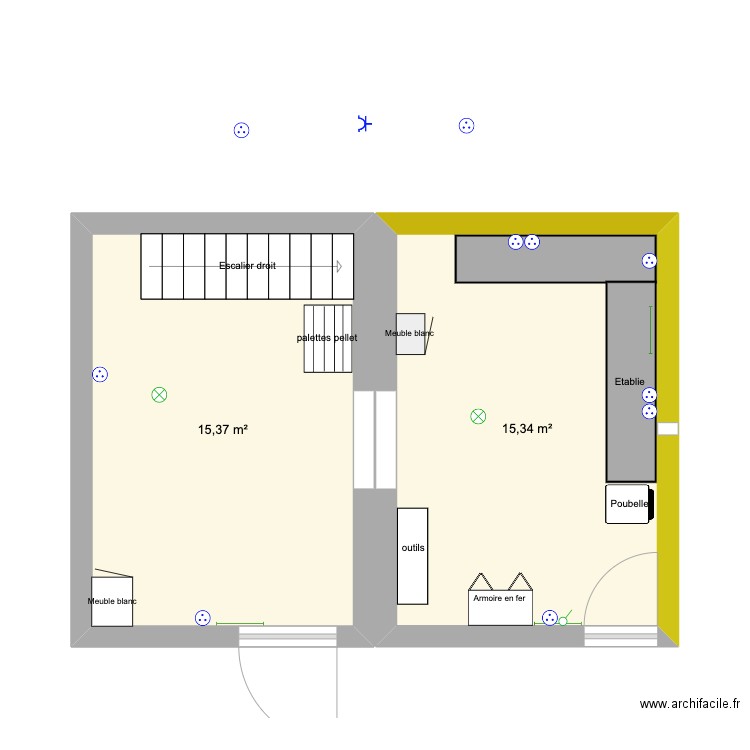 attelier. Plan de 0 pièce et 0 m2