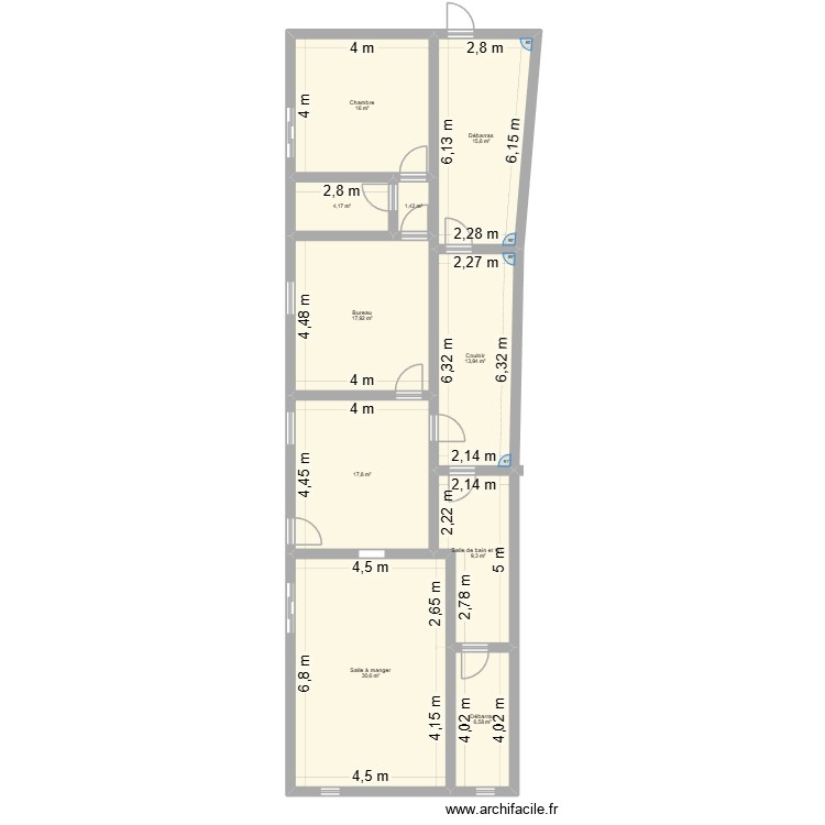 Maison Test 1. Plan de 0 pièce et 0 m2