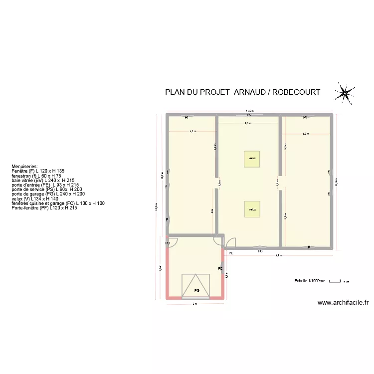 plan d&eacute;taill&eacute; robecourt 2. Plan de 