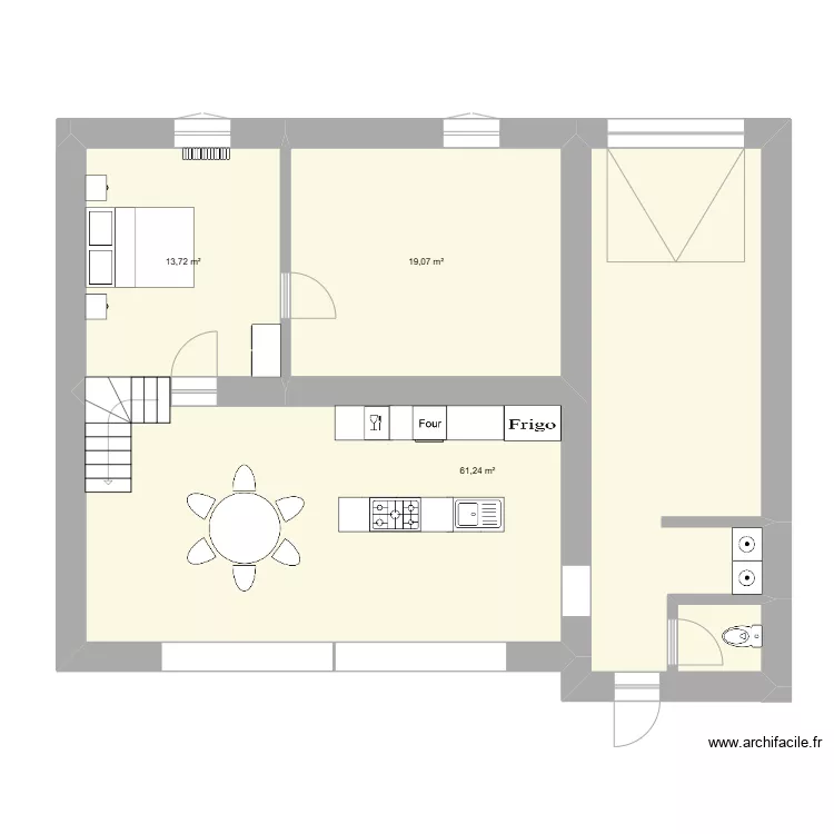Plan extension rdc v2. Plan de 