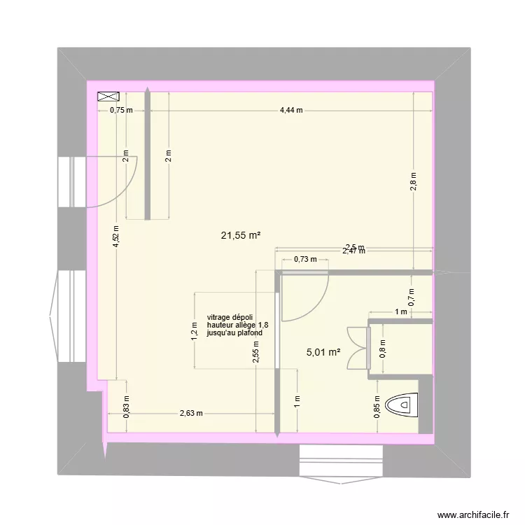 APPT A cloison - MODIF SOPHIE. Plan de APPT A cloison - MODIF SOPHIE. Plan de