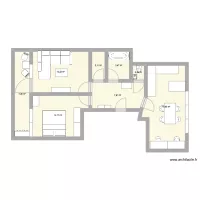 Plan Appartement Meubl&eacute; gaming