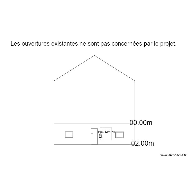 DP 4 Plan de Façade_Projet. Plan de DP 4 Plan de Façade_Projet. Plan de