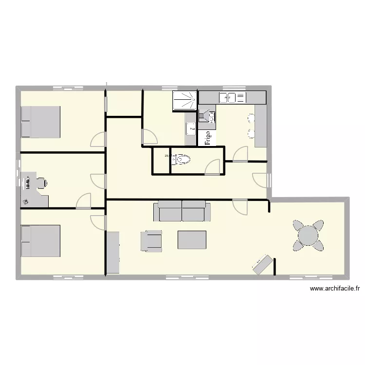 PLAN APPART ENTRAÎNEMENT. Plan de 9 et 152 m² PLAN APPART ENTRAÎNEMENT. Plan de 9 et 152 m²