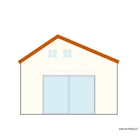 Fa&ccedil;ade arri&egrave;re projet&eacute;e