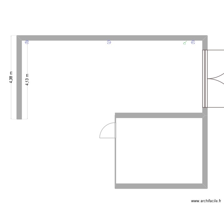 garage 2 electricité. Plan de 0 pièce et 0 m2