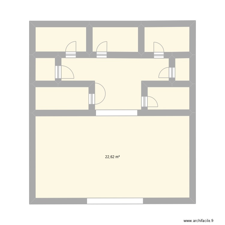 Yves rocher. Plan de 7 pièces et 41 m2