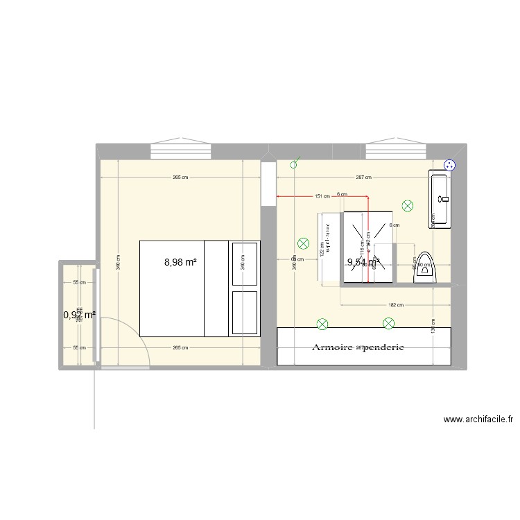 suite parentale 4. Plan de 0 pièce et 0 m2