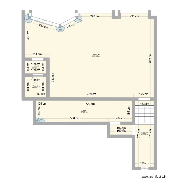 OTTO AP TRAVAUX. Plan de 6 pièces et 102 m2