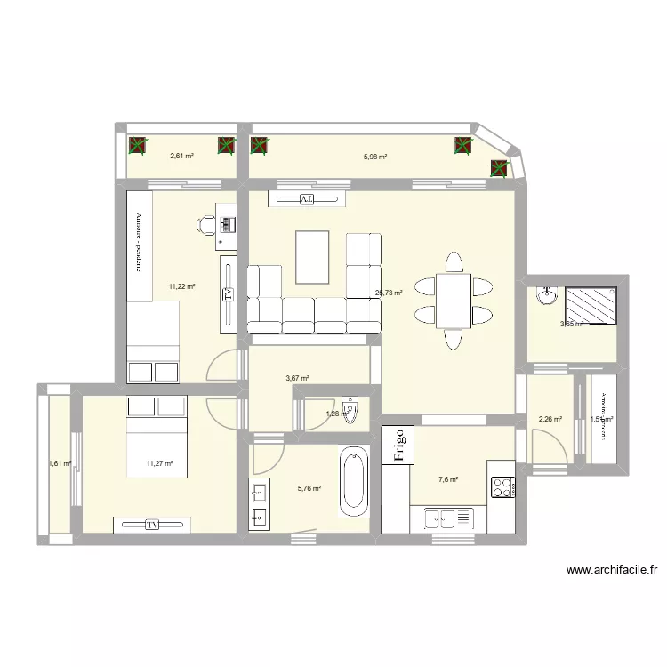 hagra. Plan de 13 et 84 m² hagra. Plan de 13 et 84 m²