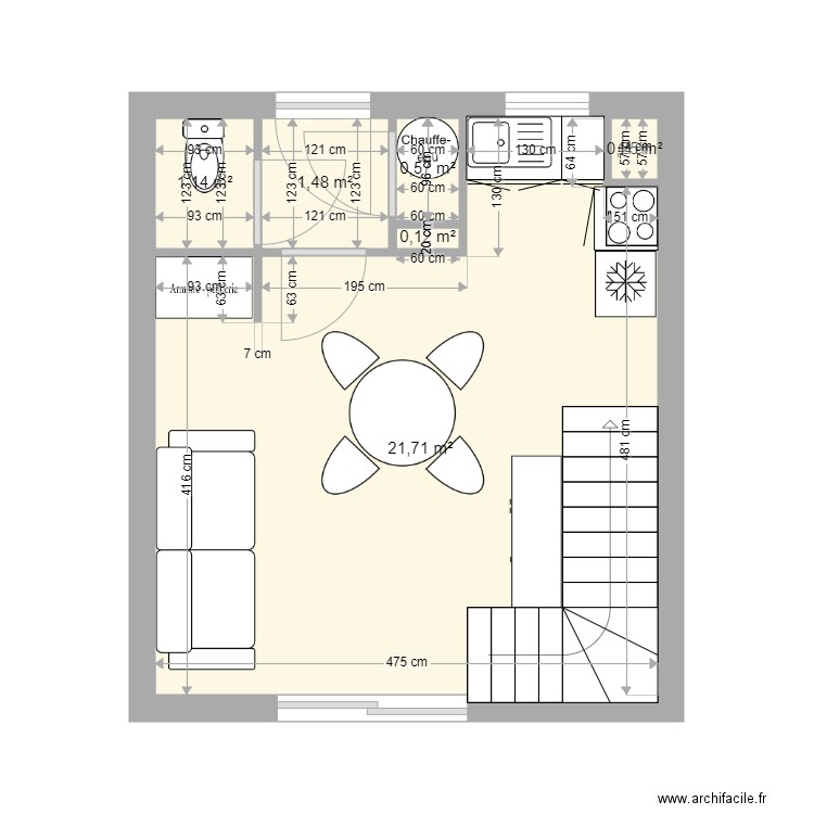 aPPART. Plan de 0 pièce et 0 m2