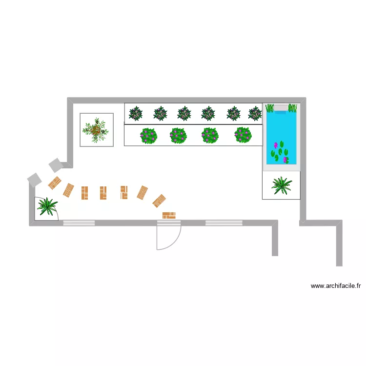 extension spa. Plan de 