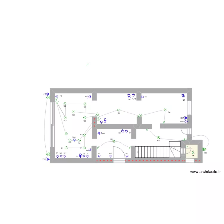 KRAINEME. Plan de 1 et 1 m² KRAINEME. Plan de 1 et 1 m²
