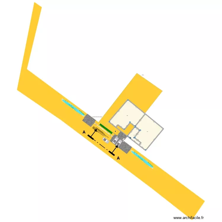 Canal Lacroix localisation Fossé. Plan de 3 Pièces et 295 m² Canal Lacroix localisation Fossé. Plan de 3 Pièces et 295 m²