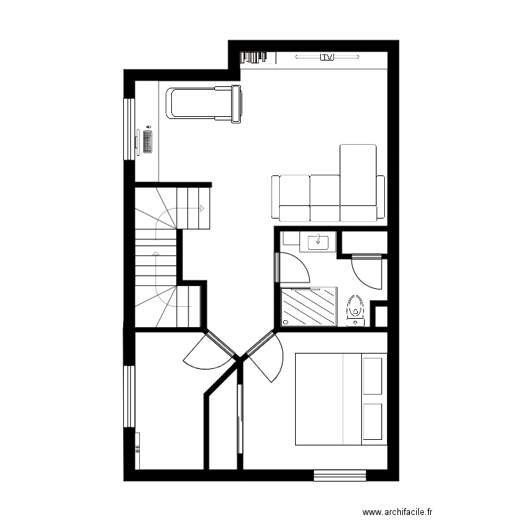 houle 3. Plan de 0 pièce et 0 m2