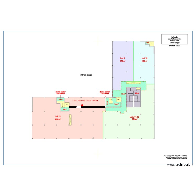 R+2 LOCAL VIDE . Plan de 0 pièce et 0 m2