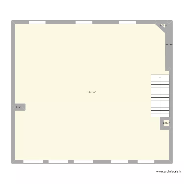 saint mard. Plan de 5  et 119 m²
