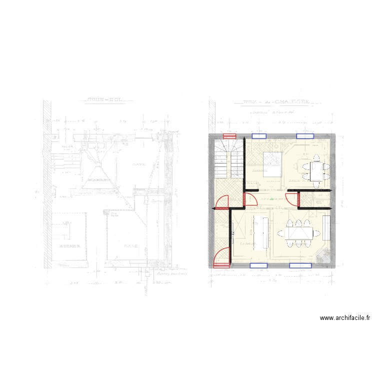 Marsal 13. Plan de 4 pièces et 59 m2