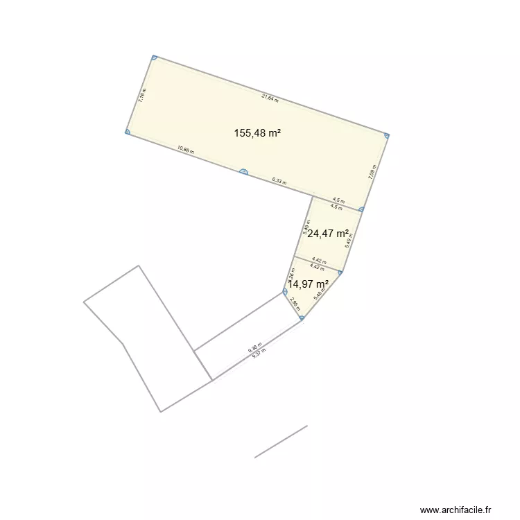 MAISON QUESNY PLAN CADASTRE. Plan de 0 pièce et 0 m2