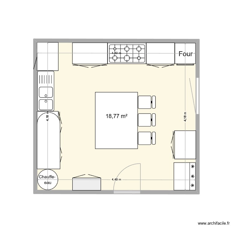 cuisine_Kary. Plan de 0 pièce et 0 m2