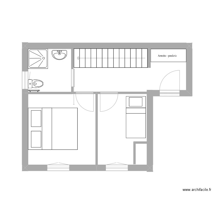 Melandrelle 1er ancien. Plan de 0 pièce et 0 m2