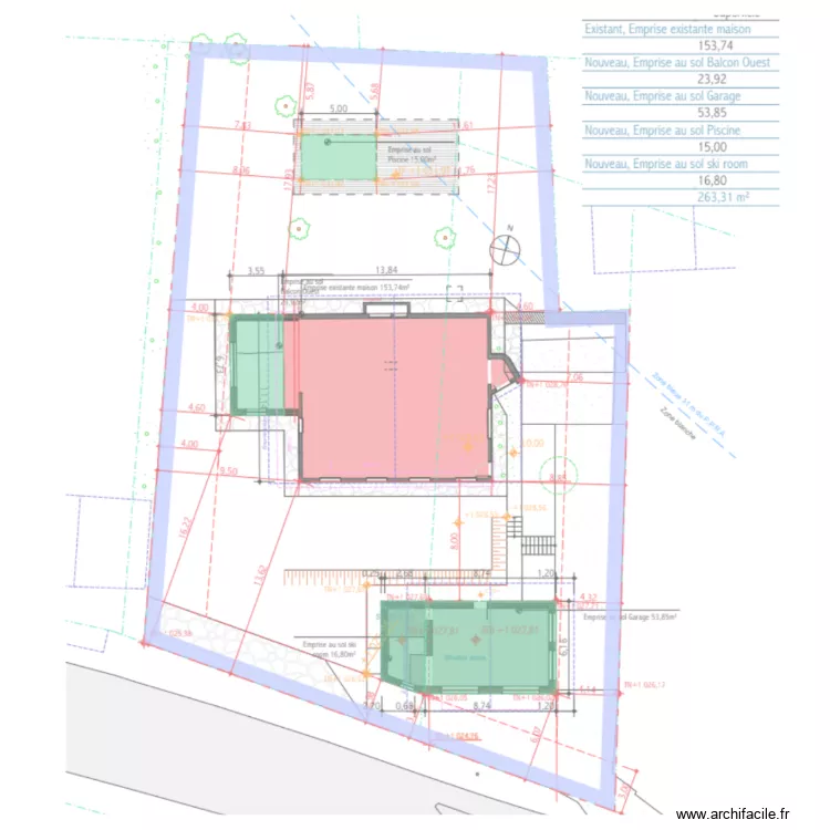 parcelle gaillands. Plan de parcelle gaillands. Plan de