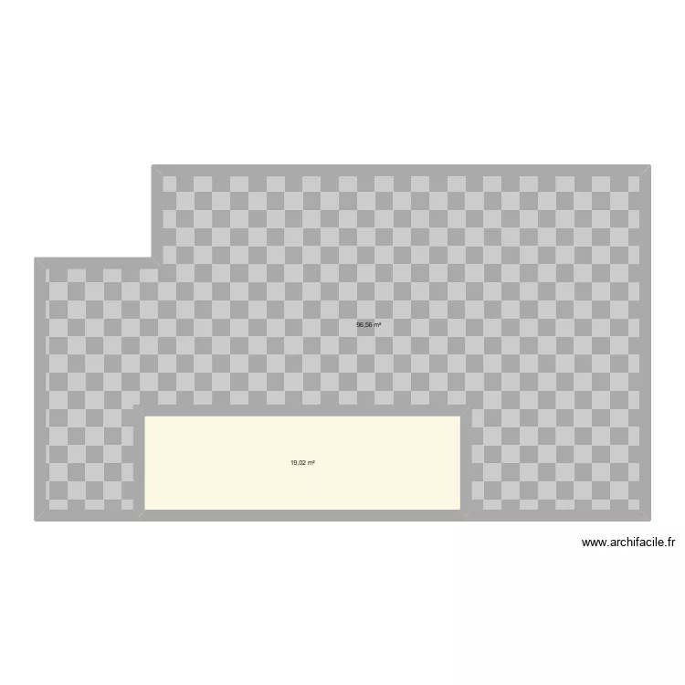atelier avec carrelage. Plan de 2 Pièces et 116 m² atelier avec carrelage. Plan de 2 Pièces et 116 m²