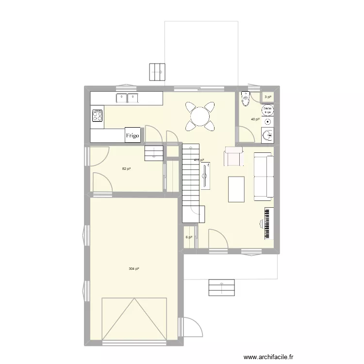 FG-57A. Plan de 6  et 79 m²