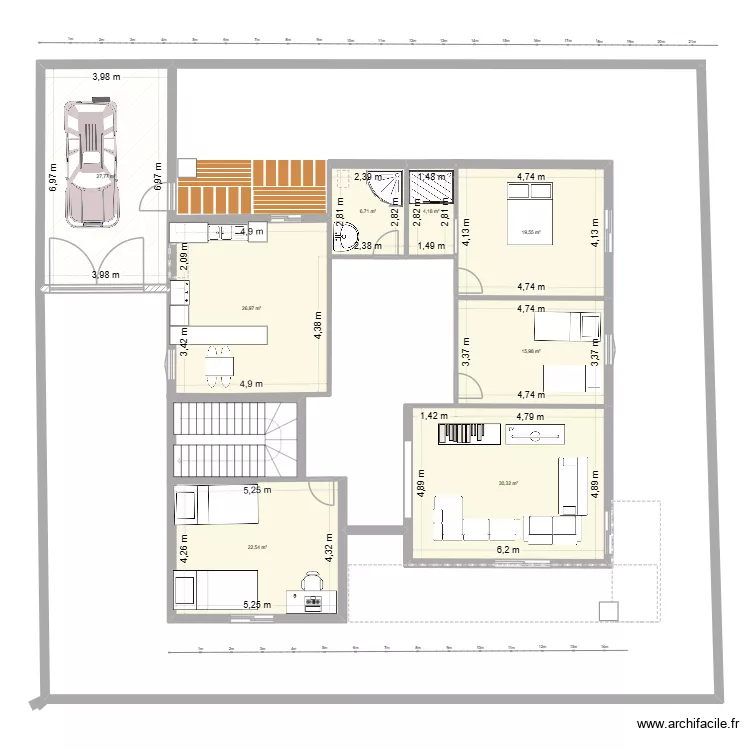 oualid. Plan de 8 et 154 m² oualid. Plan de 8 et 154 m²