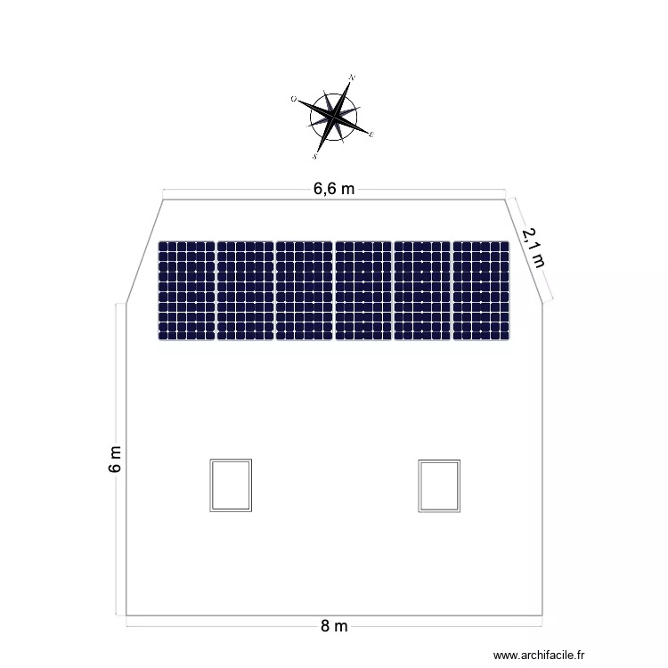 MAISON CHALAYE. Plan de 