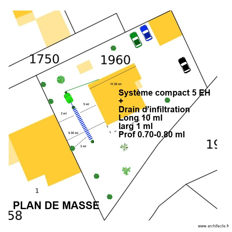 Langeois. Plan de 0 pièce et 0 m2