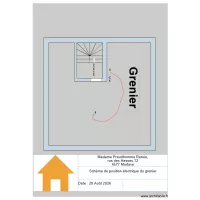 Sch&eacute;ma de position du  Grenier