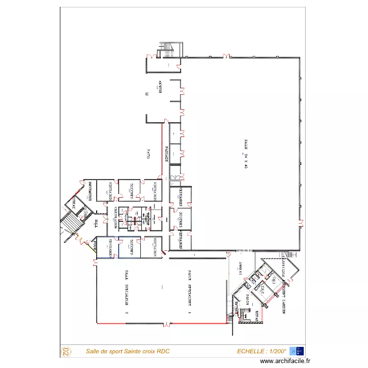 MODIF LOCAL RISQUE VMC ST CROIX. Plan de 
