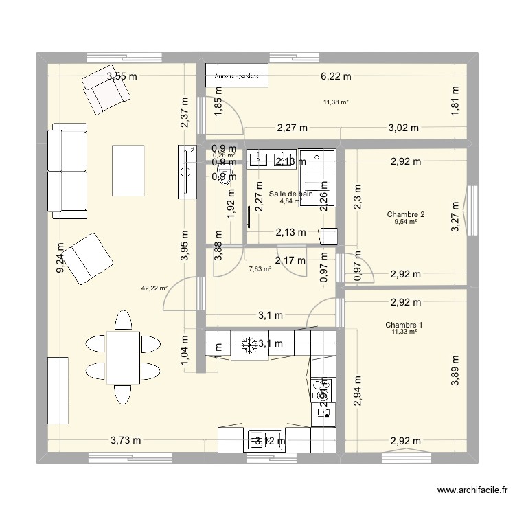MOUSSAC 2. Plan de 0 pièce et 0 m2