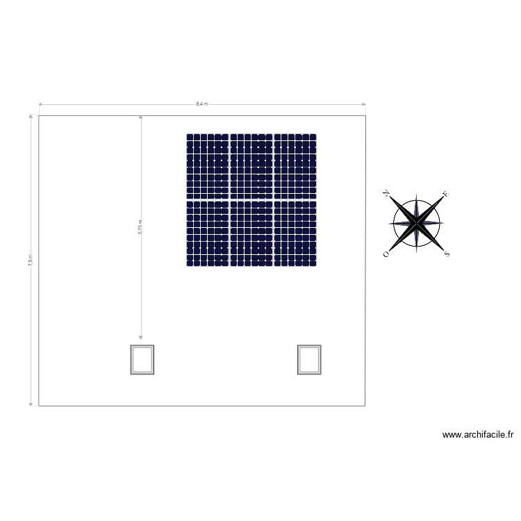 MAISON CLERC f&eacute;vrier. Plan de 