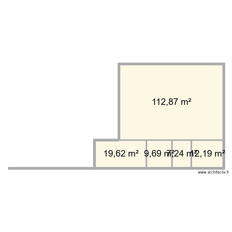 Fréland. Plan de 5 pièces et 162 m2