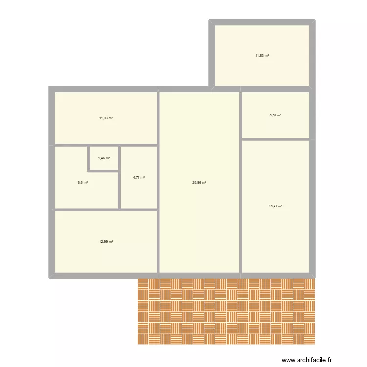 F4 PLAIN-PIED 90M2. Plan de 9  et 103 m²