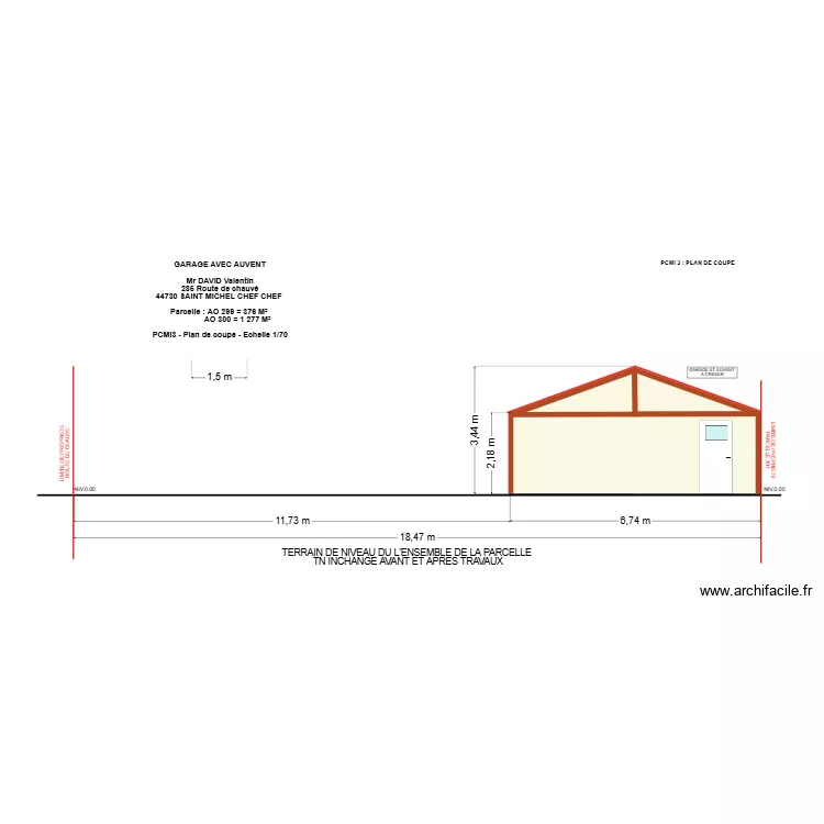 PCMI 3 GARAGE VAL. Plan de 