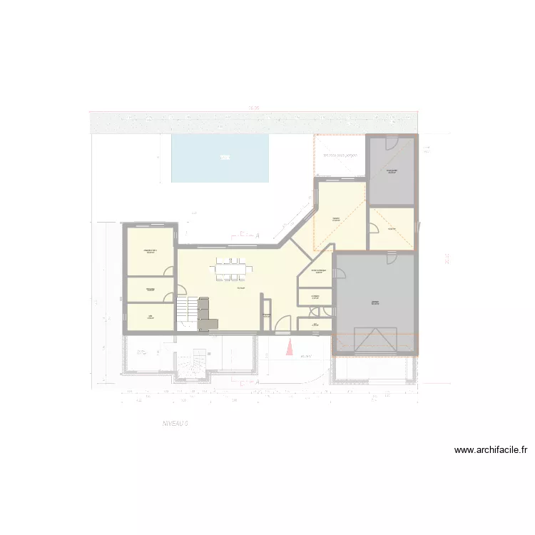 maison 1. Plan de 22 Pièces et 416 m² maison 1. Plan de 22 Pièces et 416 m²