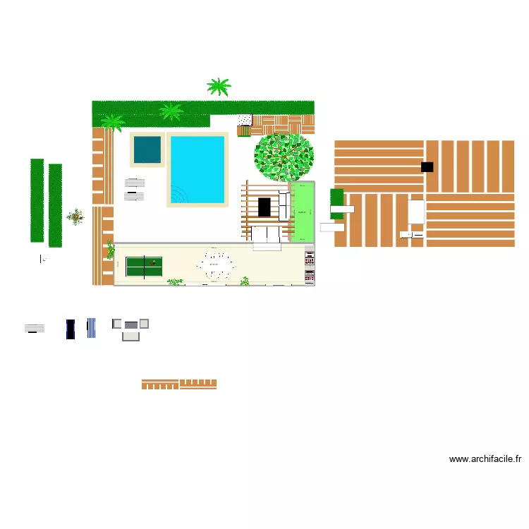 Ext&eacute;rieur mont Vernon 3 vol 7. Plan de 