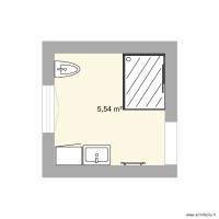 SDB RDC C3 Si espace dressing