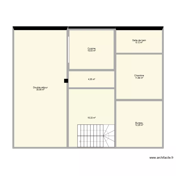 Stampoumont. Plan de 12  et 197 m²