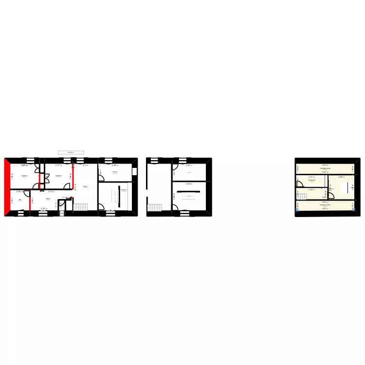 Pré plan RDCV2. Plan de 18 pièces et 182 m² Pré plan RDCV2. Plan de 18 pièces et 182 m²